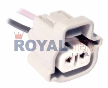 FICHA DE CONEXION ROYALTEK 2 (DOS) VIAS GIRO TRASERO TOYOTA ETIOS - VENTA EN PAQUETES DE 5 UNIDADES ---